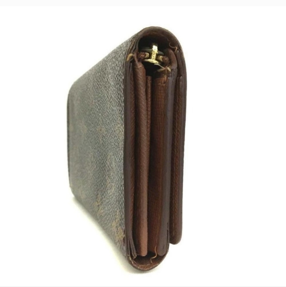 Authentic Vintage Louis Vuitton Monogram Porte Monnaie Tresor Wallets - Picture 6 of 12